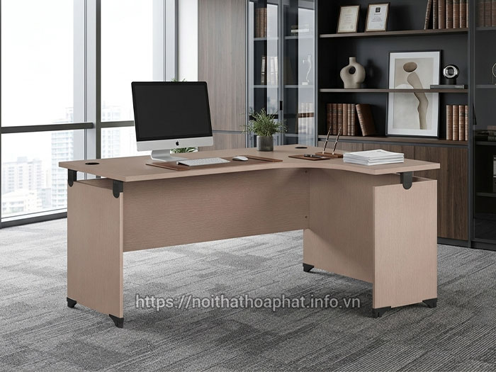 bàn làm việc trưởng phòng chữ L Hòa Phát
