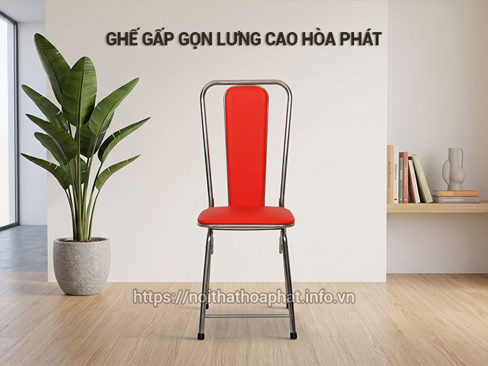 ghế gấp gọn lưng cao Hòa Phát