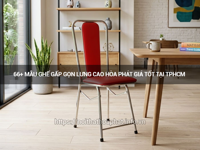 ghế gấp gọn lưng cao Hòa Phát