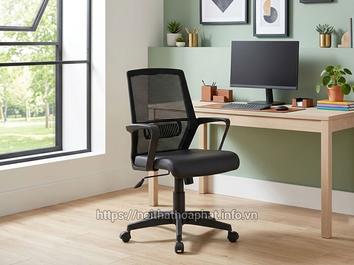 ghế lưới nhân viên cỡ lớn Hòa Phát
