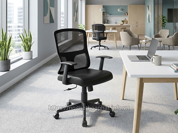 ghế lưới nhân viên cỡ lớn Hòa Phát