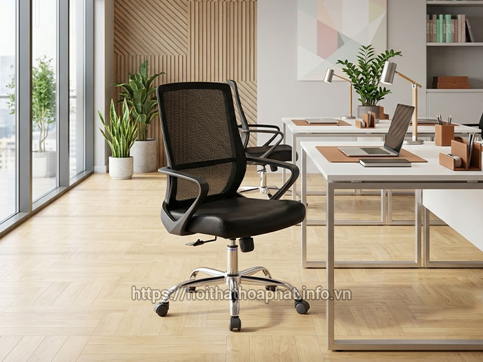 ghế lưới nhân viên cỡ lớn Hòa Phát
