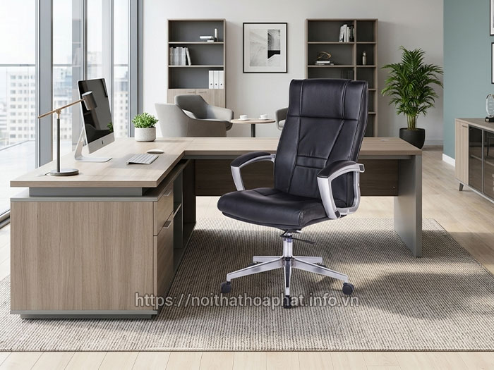ghế trưởng phòng da PU Hòa Phát