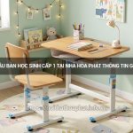 bàn học sinh cấp 1 tại nhà Hòa Phát