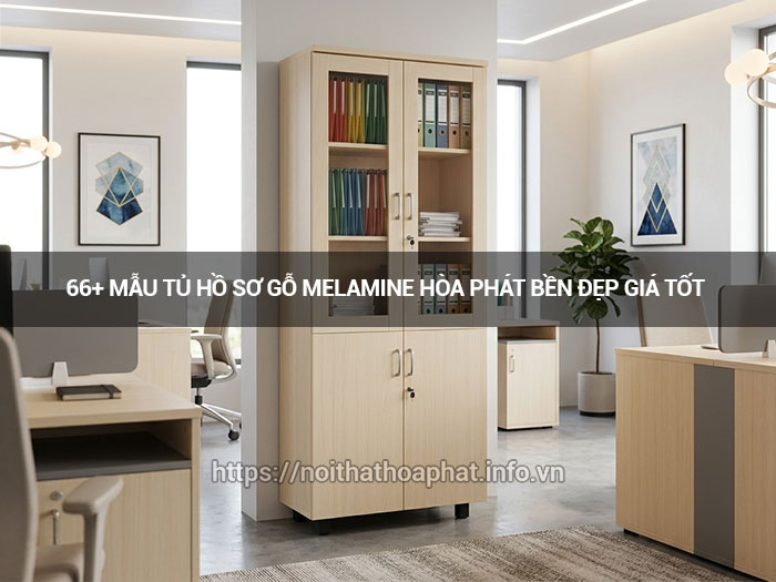 Tủ hồ sơ gỗ Melamine Hòa Phát