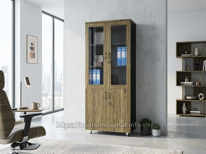 Tủ hồ sơ gỗ Melamine Hòa Phát