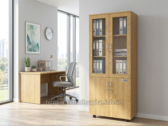 Tủ hồ sơ gỗ Melamine Hòa Phát