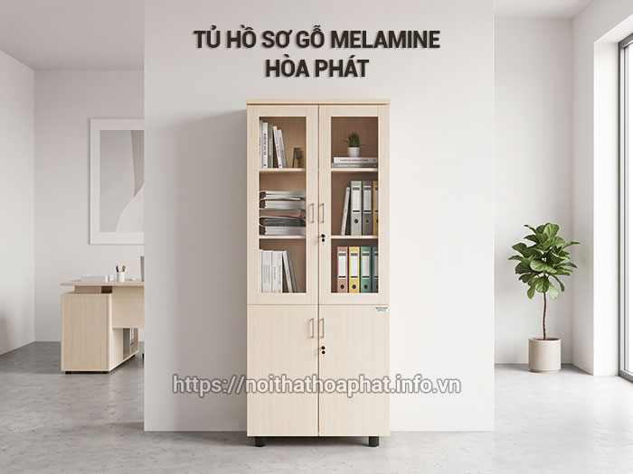 Tủ hồ sơ gỗ Melamine Hòa Phát