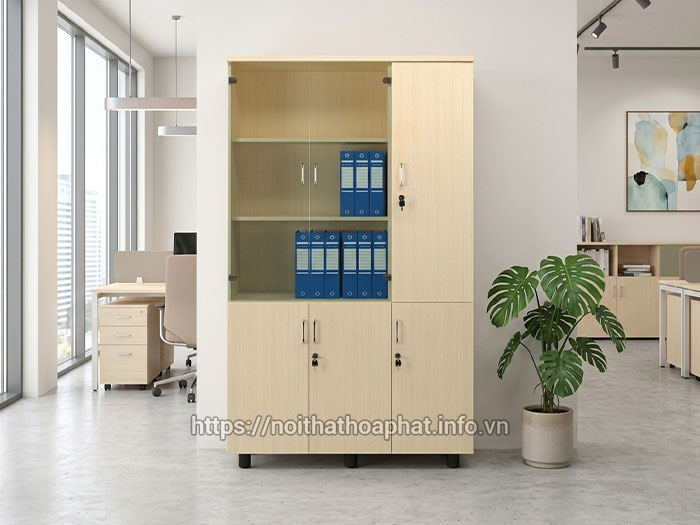 Tủ hồ sơ gỗ Melamine Hòa Phát