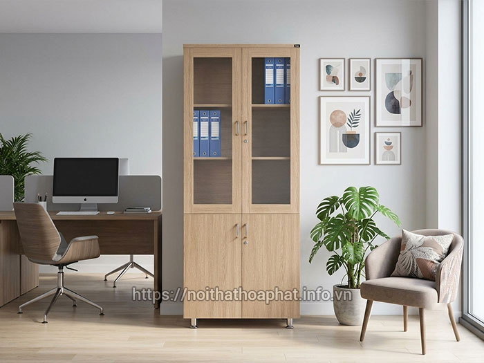 Tủ hồ sơ gỗ Melamine Hòa Phát
