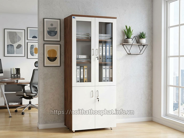 Tủ hồ sơ gỗ Melamine Hòa Phát