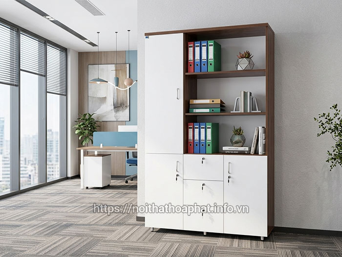 Tủ hồ sơ gỗ Melamine Hòa Phát