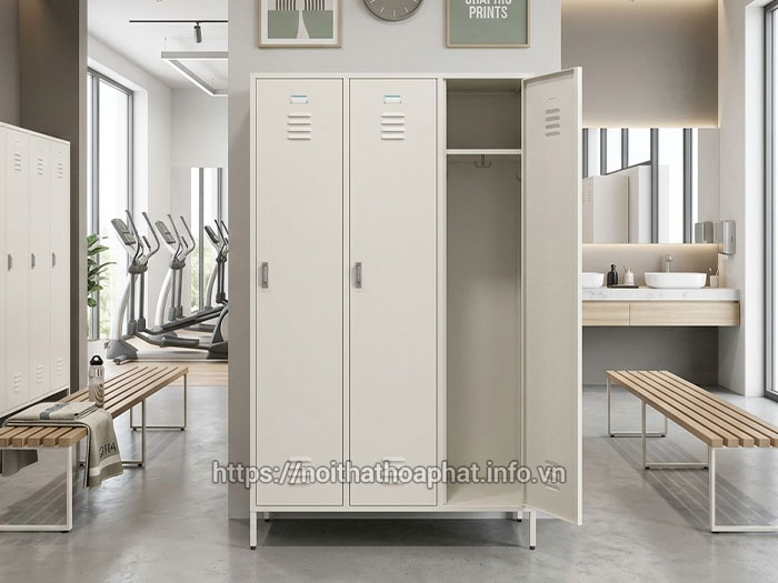 Tủ locker Hòa Phát có suốt treo