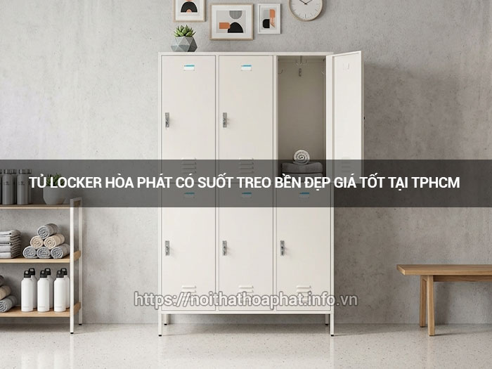 Tủ locker Hòa Phát có suốt treo